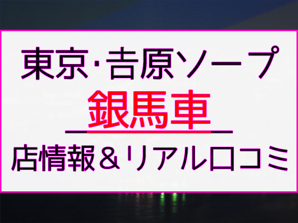 吉原ソープNS大衆店 銀馬車 優香似のスレンダーなテクニシャンお仕事派ギャルめぐさん口コミ体験レポまとめ