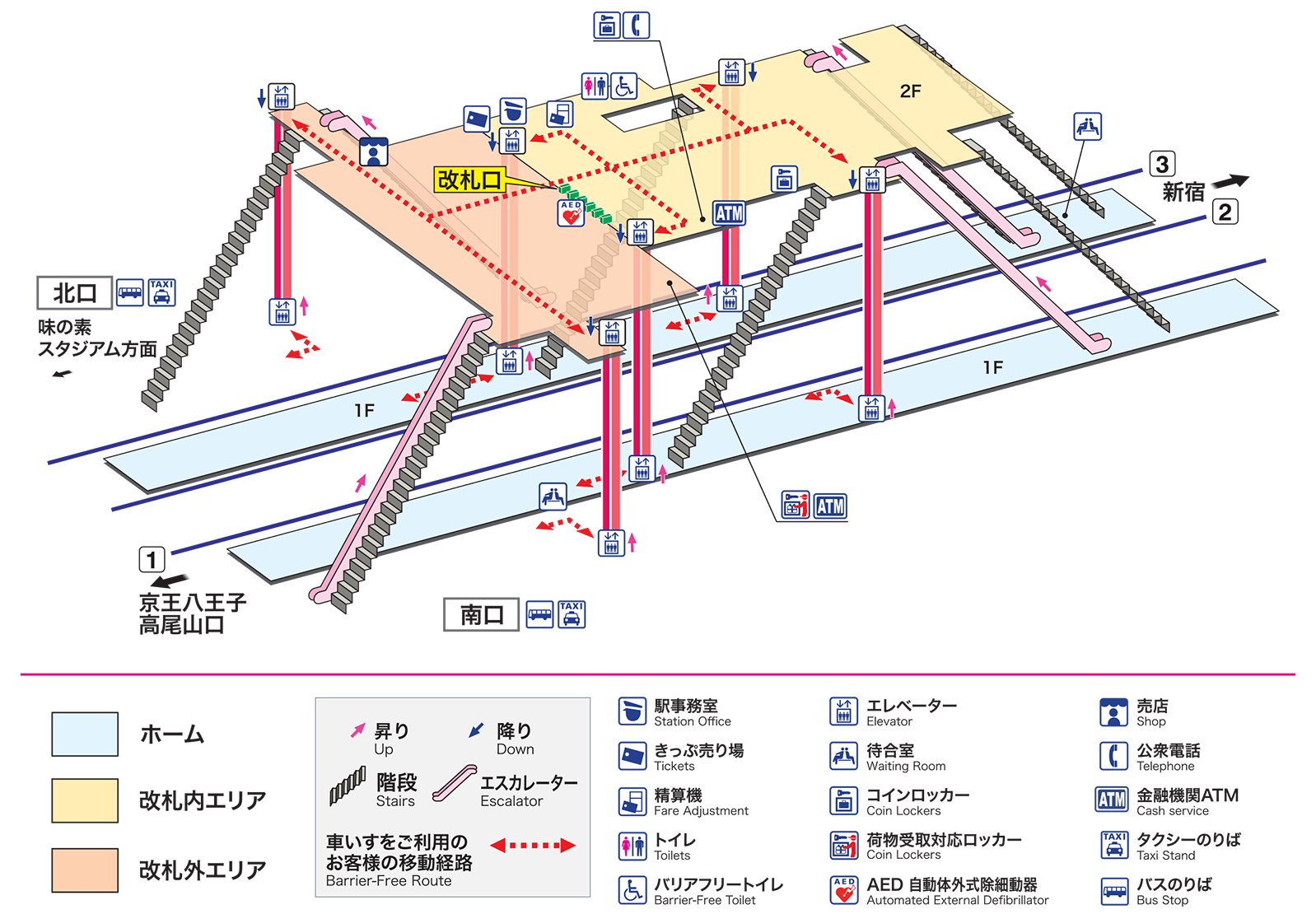 京王線の路線図・地図 - ジョルダン