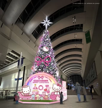 クイーンズスクエア横浜クリスマス2024 Hello Kitty Happy Christmas【クイーンズスクエア横浜】│神奈川県の人気イベント│旅色