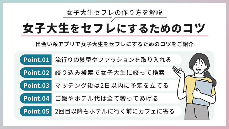 セフレアプリおすすめ12選。セフレが作れるマッチングアプリを厳選【最短即日】 | Smartlog出会い