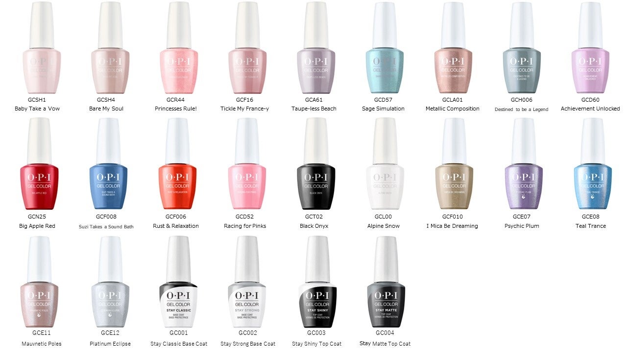 OPI ジェルカラー「ベルベット ビジョンシリーズ」