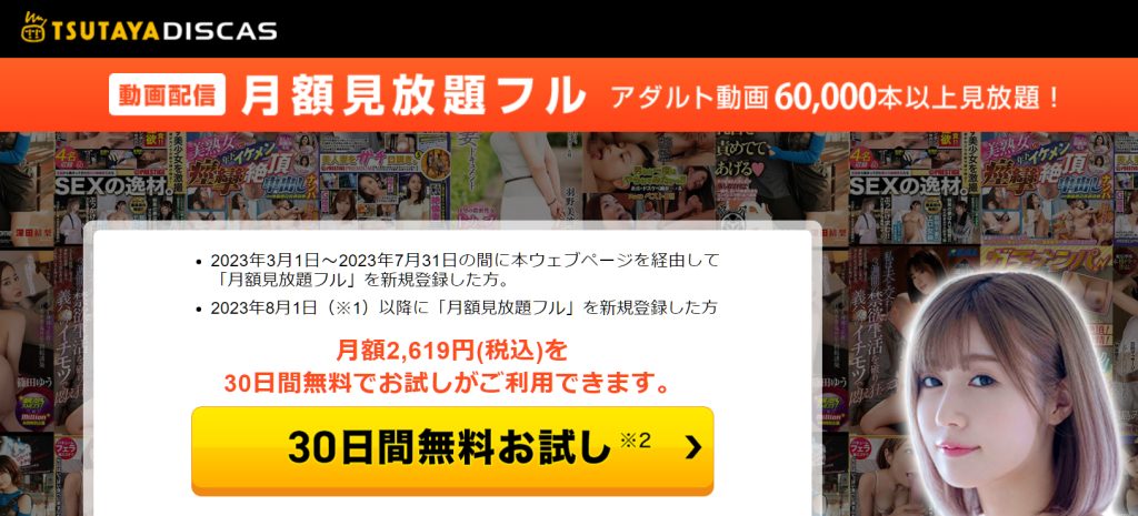 AV見放題・アダルト動画見放題を楽しもう！