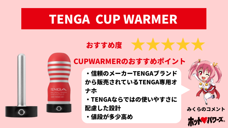 TENGA WARMER（テンガウォーマー） オナホール体験レポート