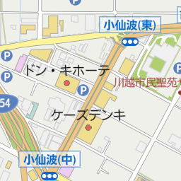 ホテル１０セゾン川越（川越市/宿泊施設）の地図｜地図マピオン