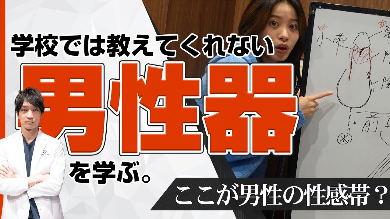 【男性器のお勉強】意外と知らない男性器の性感帯や部位の名称を解説。女性の方も必見ですよ！