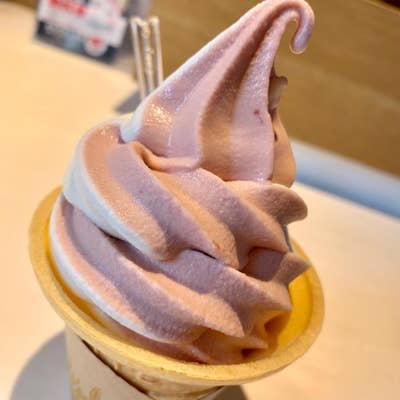 鹿銀本店そば「はるちゃんファクトリー」の安納芋ソフトがウマ！