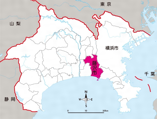 都市地図 神奈川県 藤沢市 –