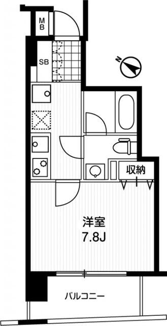 ホームズ】BPRレジデンス町田[ワンルーム/6階/27.3㎡]。賃貸マンション住宅情報