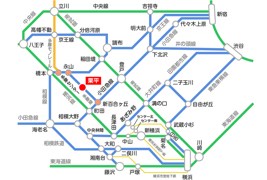 神奈川県内にある駅から新宿・渋谷まで何分で行ける？ | 神奈川県の注文住宅相場