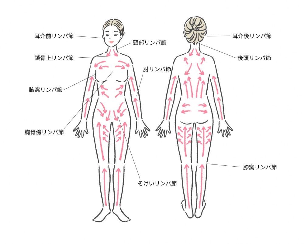 自分でできる！簡単リンパマッサージ4選｜顔＆脚のむくみを解消してすっきり♩【プロ監修】 | mismos（ミスモス）