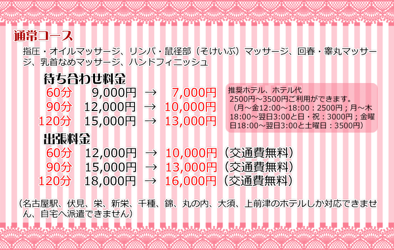 愛知/丸の内駅・伏見駅周辺の総合メンズエステランキング（風俗エステ・日本人メンズエステ・アジアンエステ）