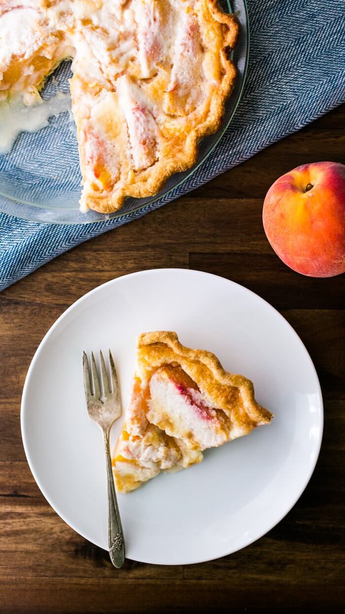 Peach Slab Pie Inspired