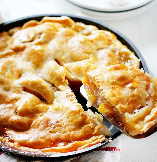 Peach Slab Pie